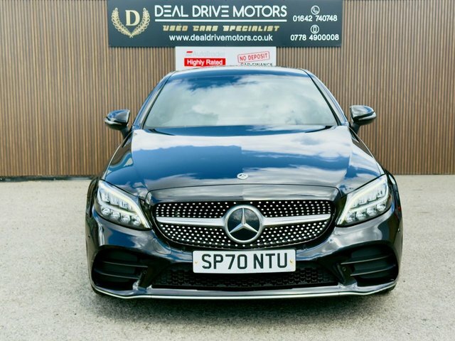 Mercedes-Benz C Class 2020 2.0 C300d Amg Line Coupe G-tronic SP70NTU Black #2
