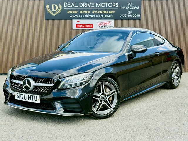 Mercedes-Benz C Class 2020 2.0 C300d Amg Line Coupe G-tronic SP70NTU Black #3