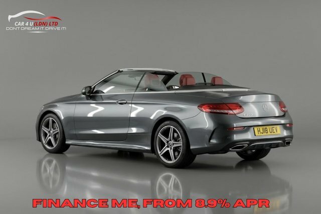 Mercedes-Benz C Class C200 Amg Line Cabriolet HJ18UEV Grey #3