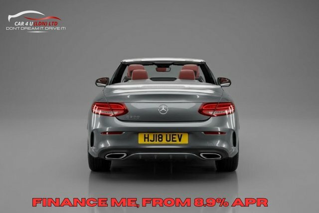 Mercedes-Benz C Class C200 Amg Line Cabriolet HJ18UEV Grey #5
