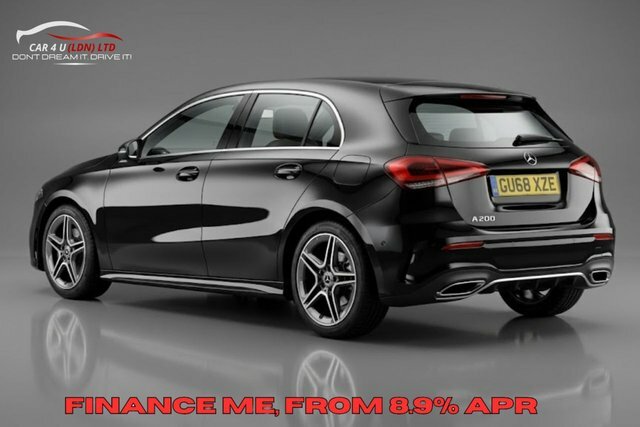 Mercedes-Benz A Class A200 Amg Line Hatchback GU68XZE Black #6