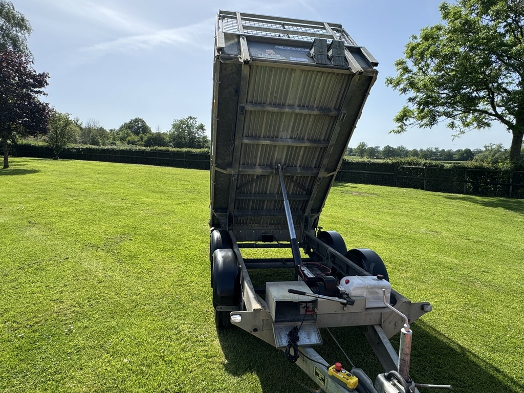 Ford Ranger Ifor Willams Tt2515 Tipper Trailer Silver #2
