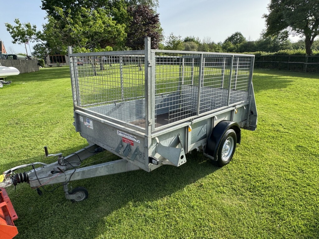 Ford Ranger Ifor Willams Gd85 Caged Trailer  Silver #5