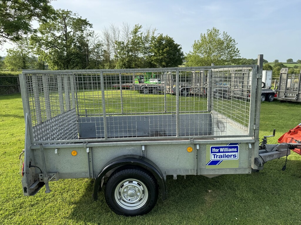 Ford Ranger Ifor Willams Gd85 Caged Trailer  Silver #3