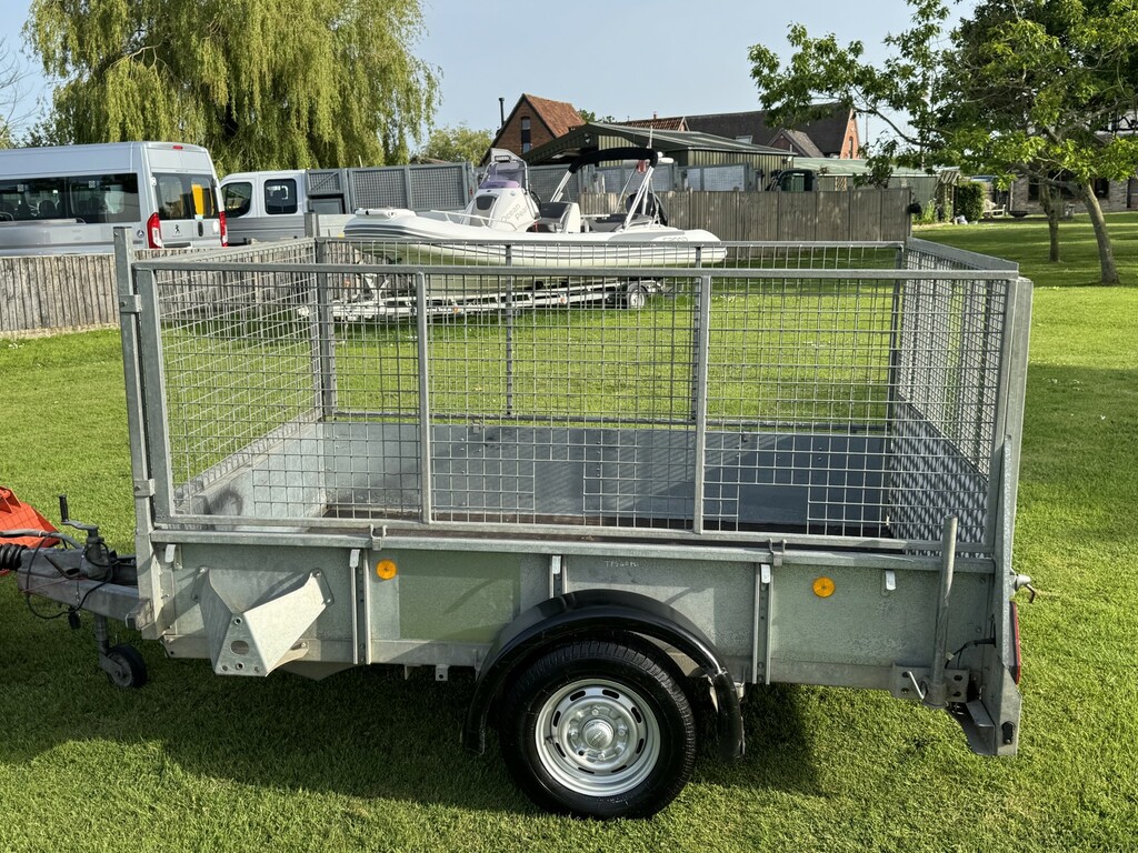 Ford Ranger Ifor Willams Gd85 Caged Trailer  Silver #4