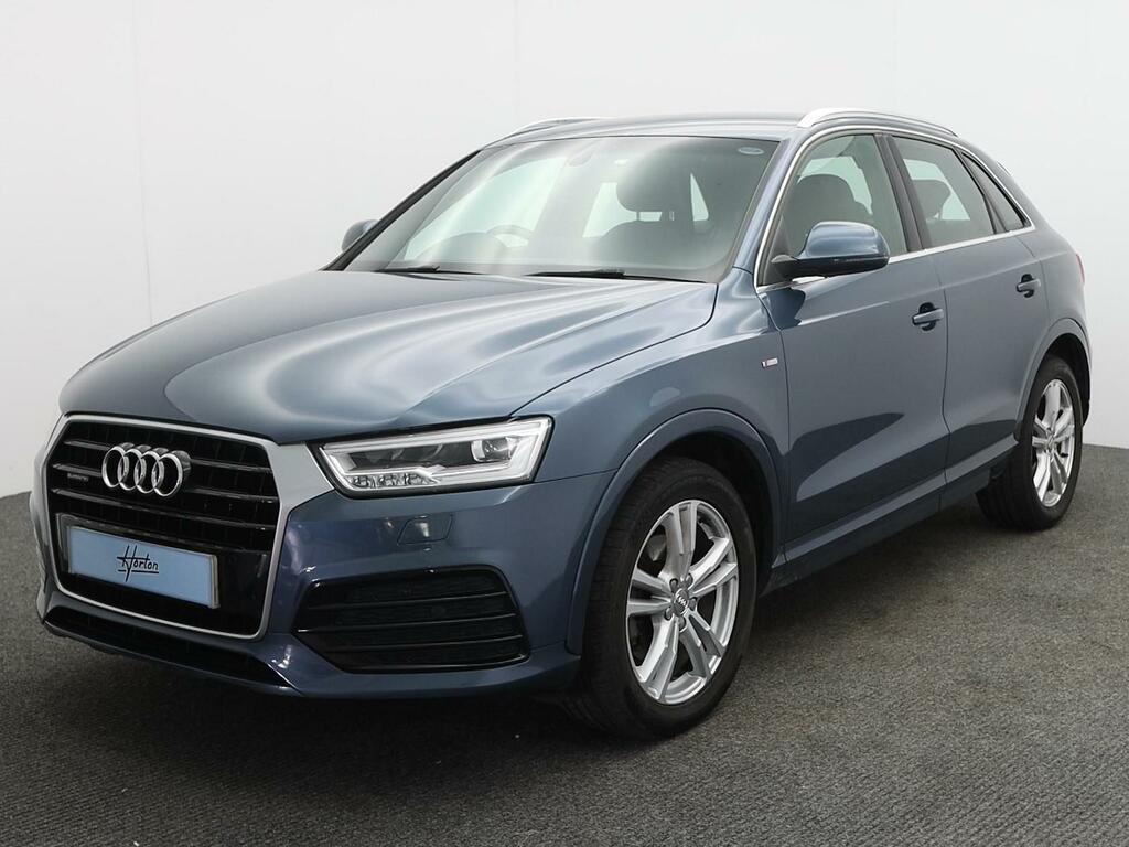 Audi Q3 2.0 Tdi 184 Quattro S Line S Tronic EG15OKV Blue #3