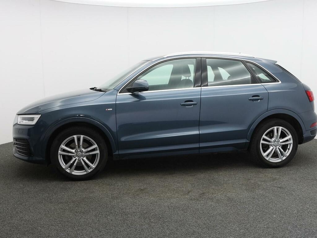 Audi Q3 2.0 Tdi 184 Quattro S Line S Tronic EG15OKV Blue #4