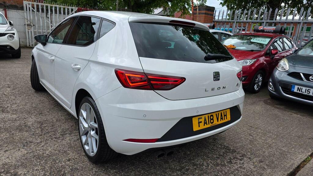 Seat Leon 1.4 Tsi Fr Technology Euro 6 Ss FA18VAH White #4
