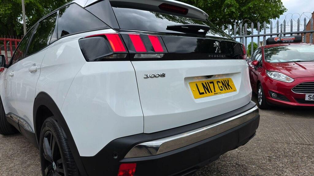 Peugeot 3008 1.6 Bluehdi Allure Euro 6 Ss LN17GNK White #6