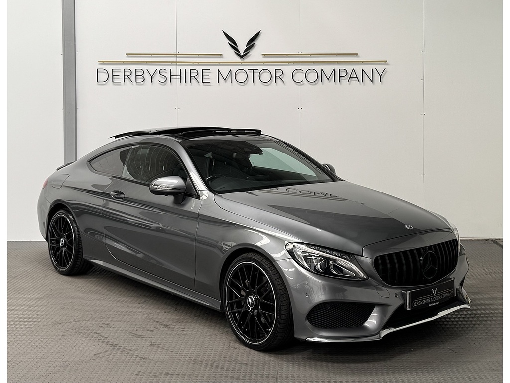 Mercedes-Benz C Class 2.1 C220d Amg Line Premium Plus Coupe Grey