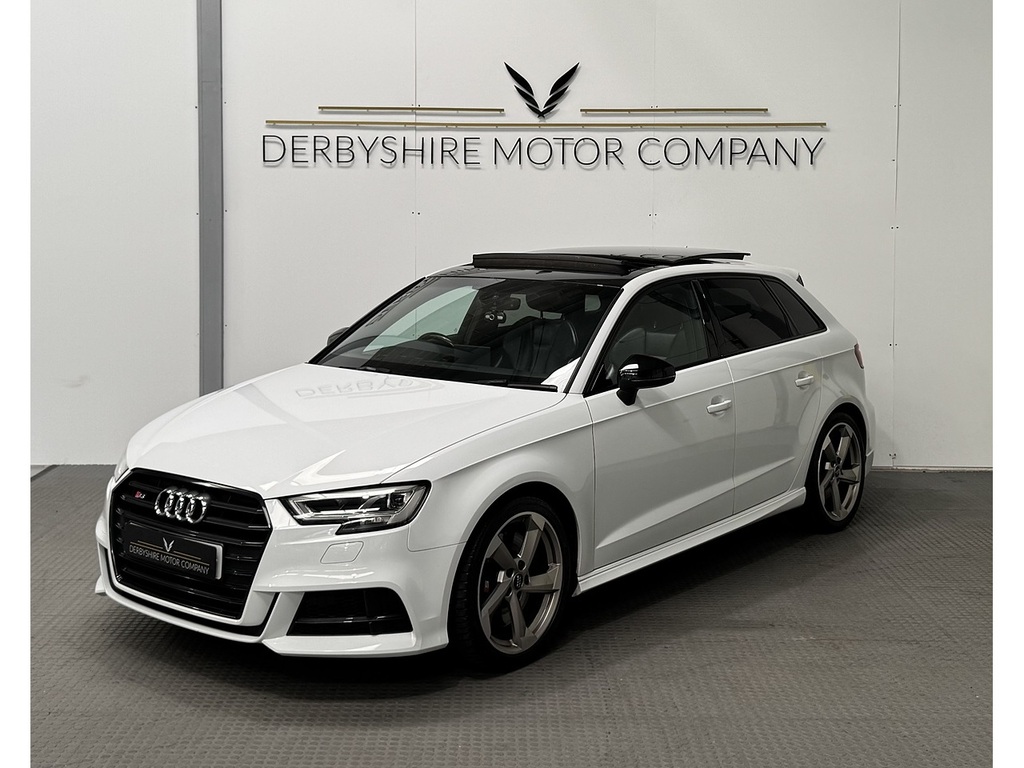 Audi S3 2.0 Tfsi Black Edition Sportback S Tron KT67DZM White #3