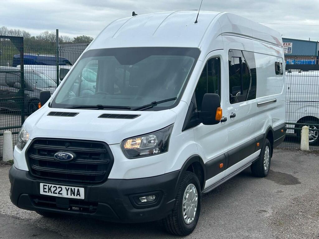 Ford Transit Custom Camper Van 350 L4 H3 2.0 Rwd 2022 202222 White
