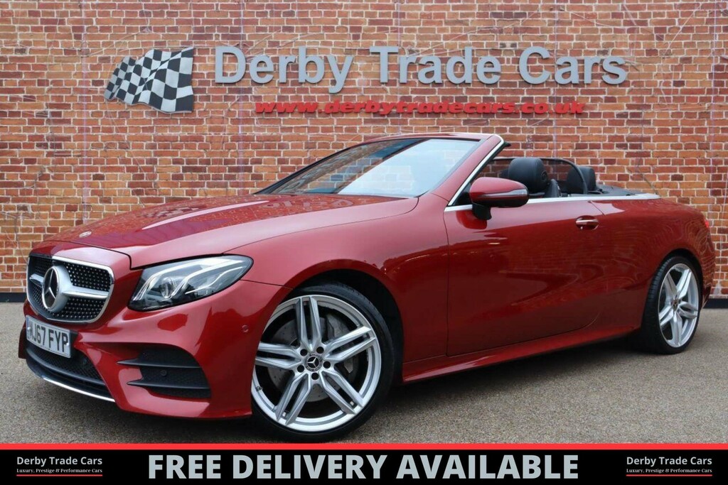 Mercedes-Benz E Class V6 Amg Line Premium Plus Cabriolet G-tron Red