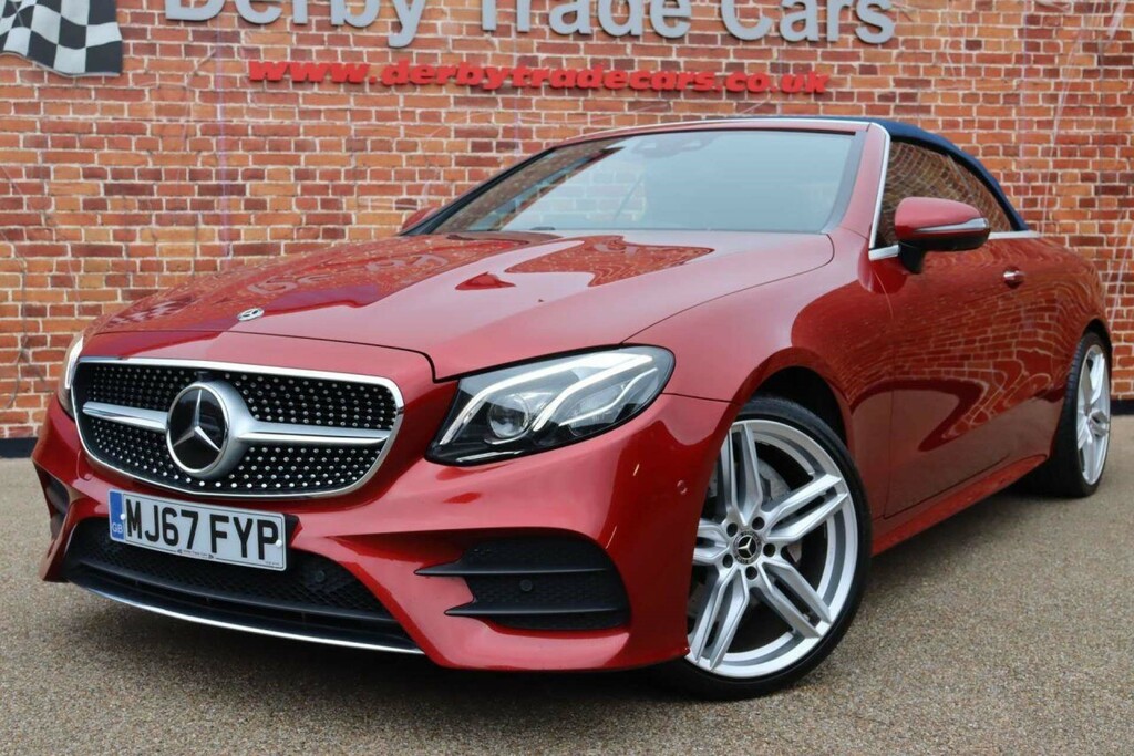 Mercedes-Benz E Class V6 Amg Line Premium Plus Cabriolet G-tron MJ67FYP Red #2