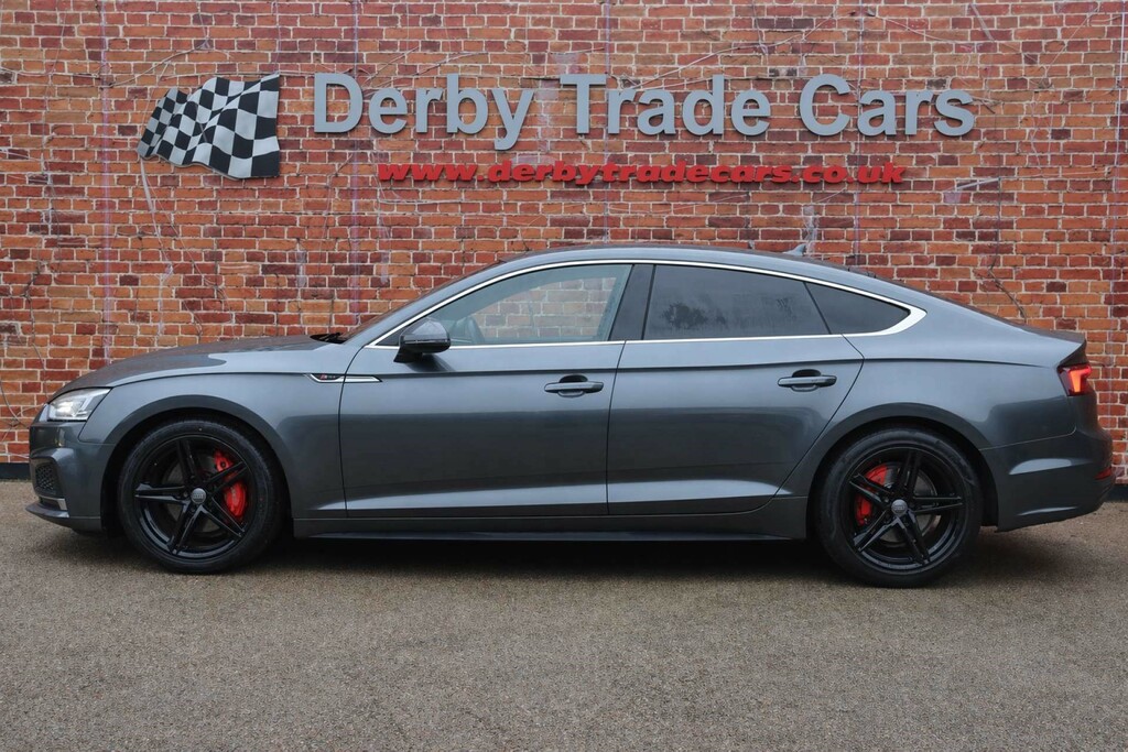 Audi A5 S Line Sportback S Tronic Quattro Euro 6 S CV18KLO Grey #2