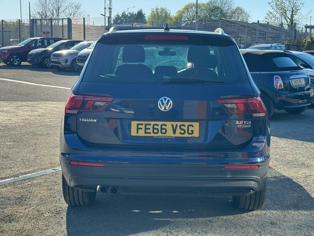 Volkswagen Tiguan 2.0 Tdi Bluemotion Tech Se Navigation Dsg 4Motion FE66VSG Blue #4
