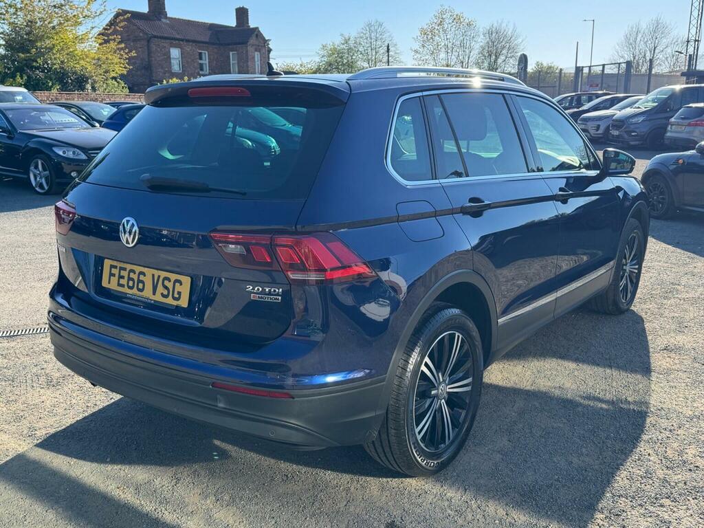 Volkswagen Tiguan 2.0 Tdi Bluemotion Tech Se Navigation Dsg 4Motion FE66VSG Blue #5