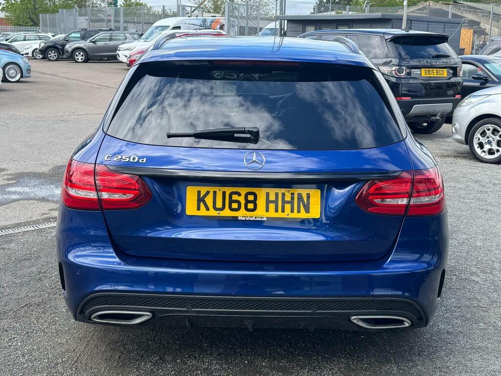 Mercedes-Benz C Class 2.1 C250d Amg Line Premium Plus G-tronic Euro 6 KU68HHN Blue #4