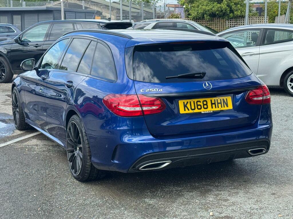 Mercedes-Benz C Class 2.1 C250d Amg Line Premium Plus G-tronic Euro 6 KU68HHN Blue #3