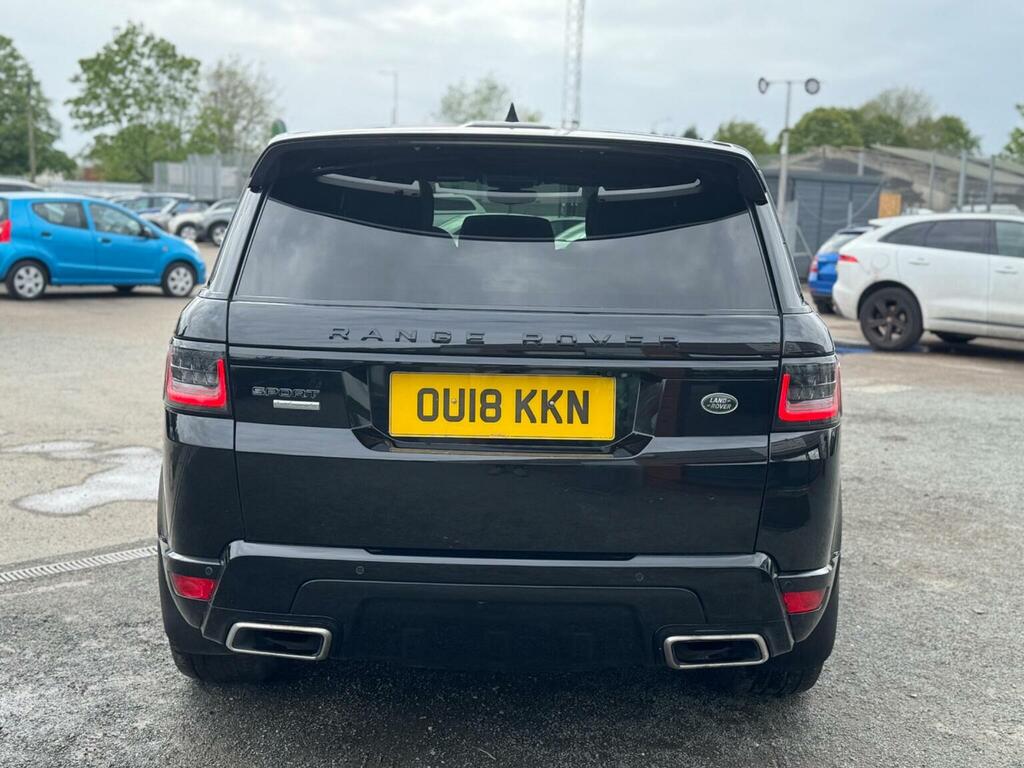 Land Rover Range Rover Sport 5.0 P525 V8 Dynamic 4Wd Euro 6 OU18KKN Black #4
