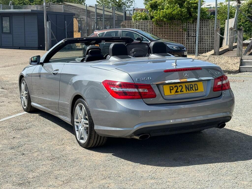 Mercedes-Benz E Class 3.0 E350 Cdi V6 Blueefficiency Sport Cabriolet G-t P22NRD Silver #3