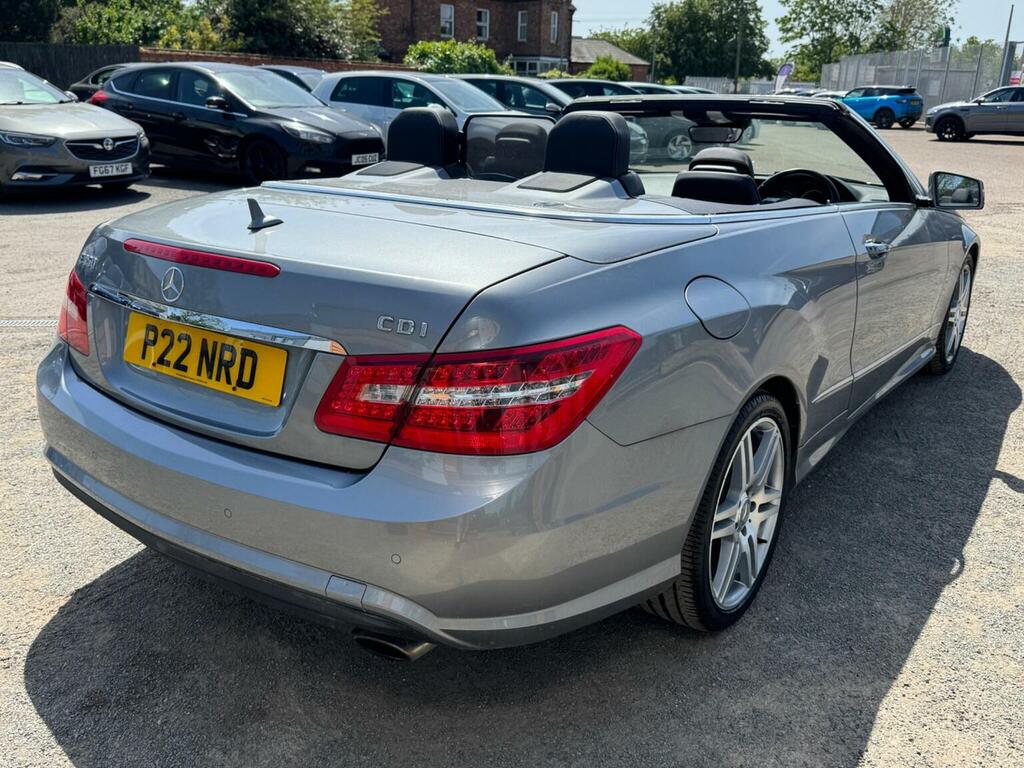 Mercedes-Benz E Class 3.0 E350 Cdi V6 Blueefficiency Sport Cabriolet G-t P22NRD Silver #5