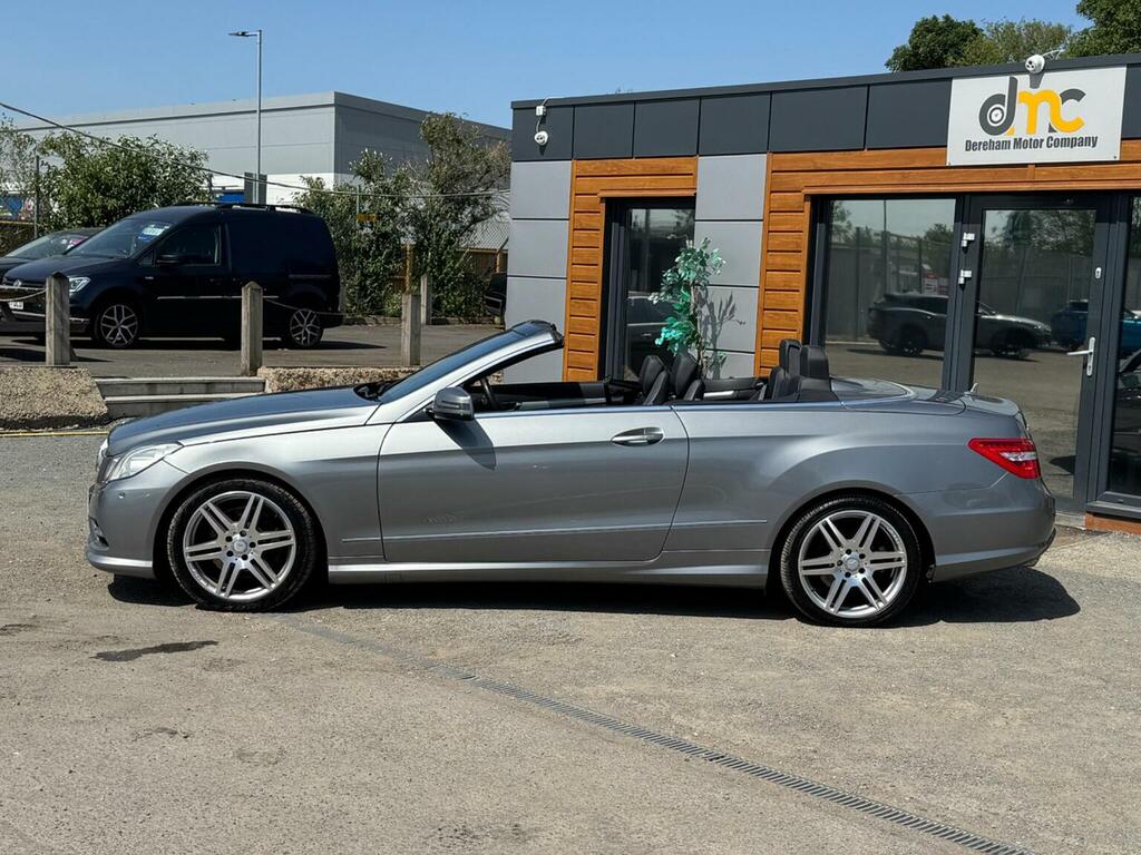 Mercedes-Benz E Class 3.0 E350 Cdi V6 Blueefficiency Sport Cabriolet G-t P22NRD Silver #2