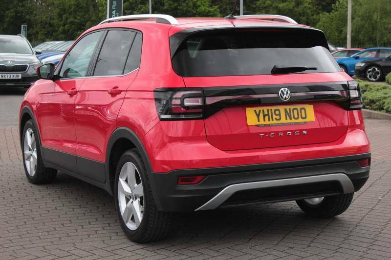 Volkswagen T-Cross 1.0 Tsi 115 Sel - 2019 19 YH19NOO Red #3