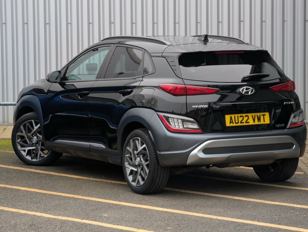 Hyundai Kona 1.6 Gdi Hybrid Ultimate Dct AU22VWT Black #2