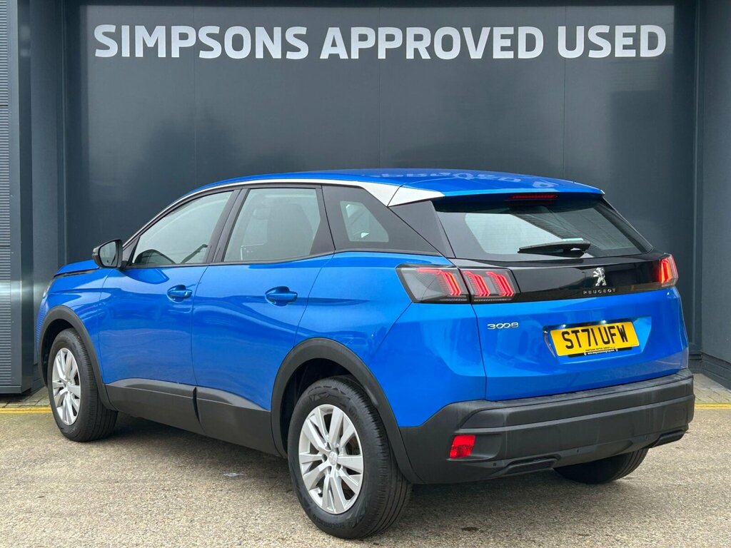 Peugeot 3008 1.5 Bluehdi Active Premium Estate ST71UFW Blue #6