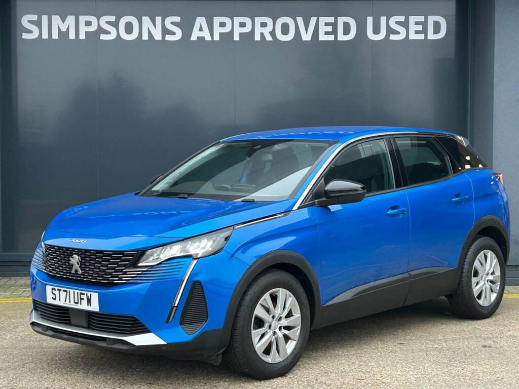 Peugeot 3008 1.5 Bluehdi Active Premium Estate ST71UFW Blue #3