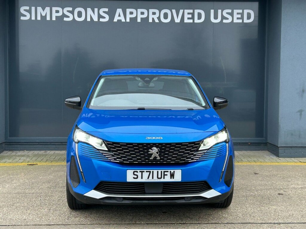 Peugeot 3008 1.5 Bluehdi Active Premium Estate ST71UFW Blue #2