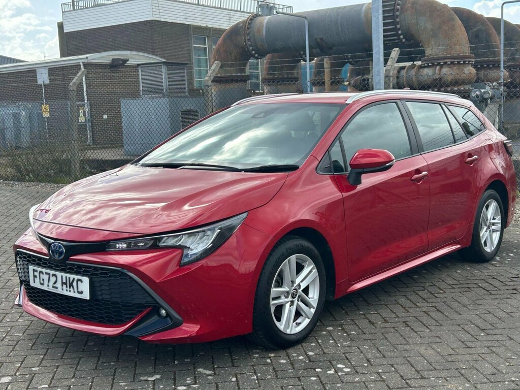 Toyota Corolla 1.8 Vvt-i Hybrid Icon Cvt Estate FG72HKC Red #3