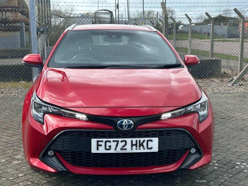 Toyota Corolla 1.8 Vvt-i Hybrid Icon Cvt Estate FG72HKC Red #2