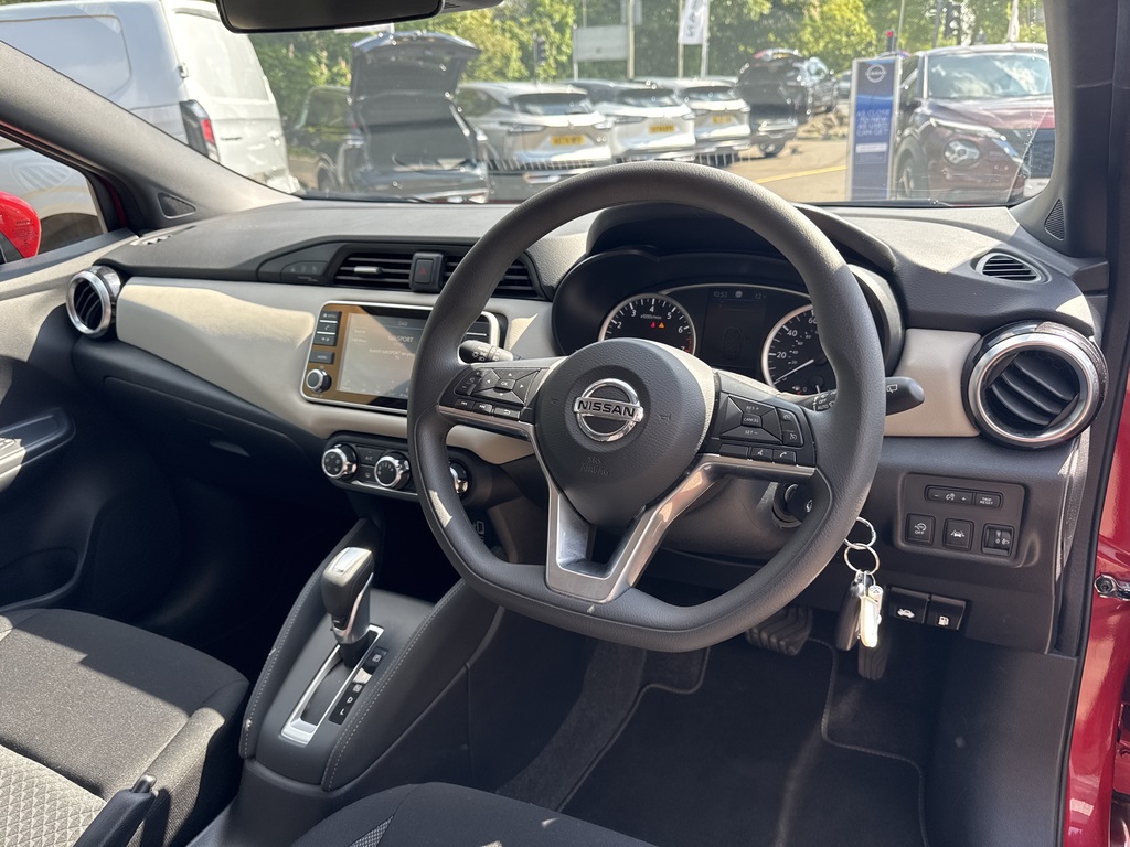 Nissan Micra 1.0 Ig-t 92 Acenta Cvt AY22XFK Red #3