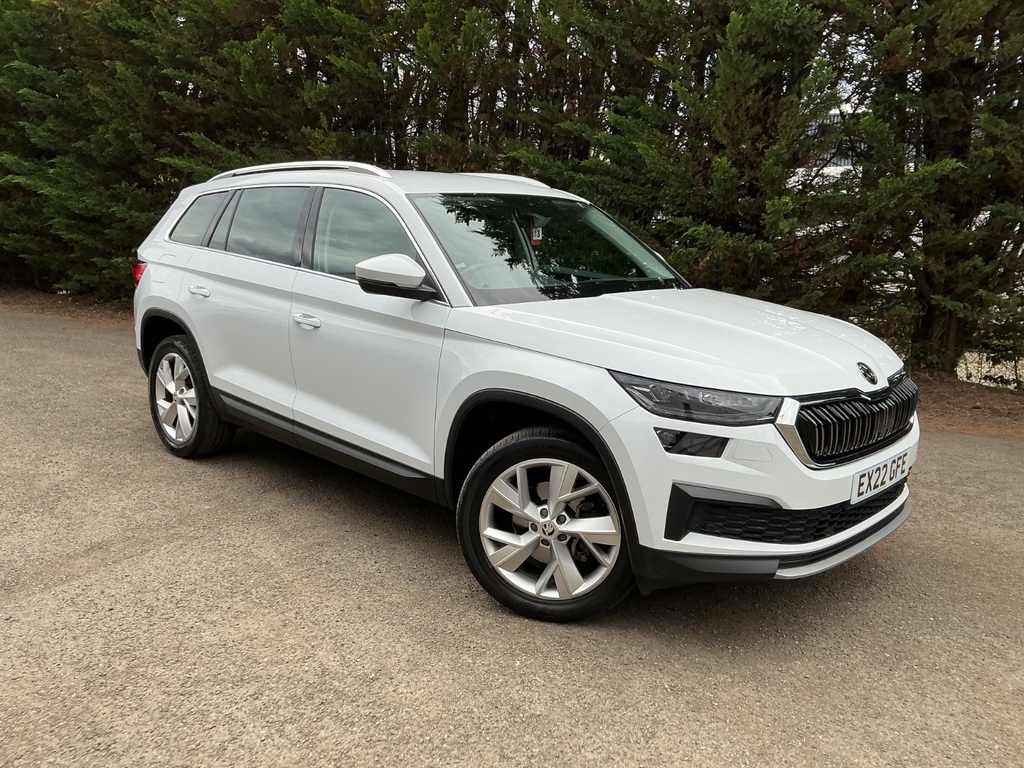 Skoda Kodiaq 1.5 Tsi Se L Dsg 7 Seat Estate White
