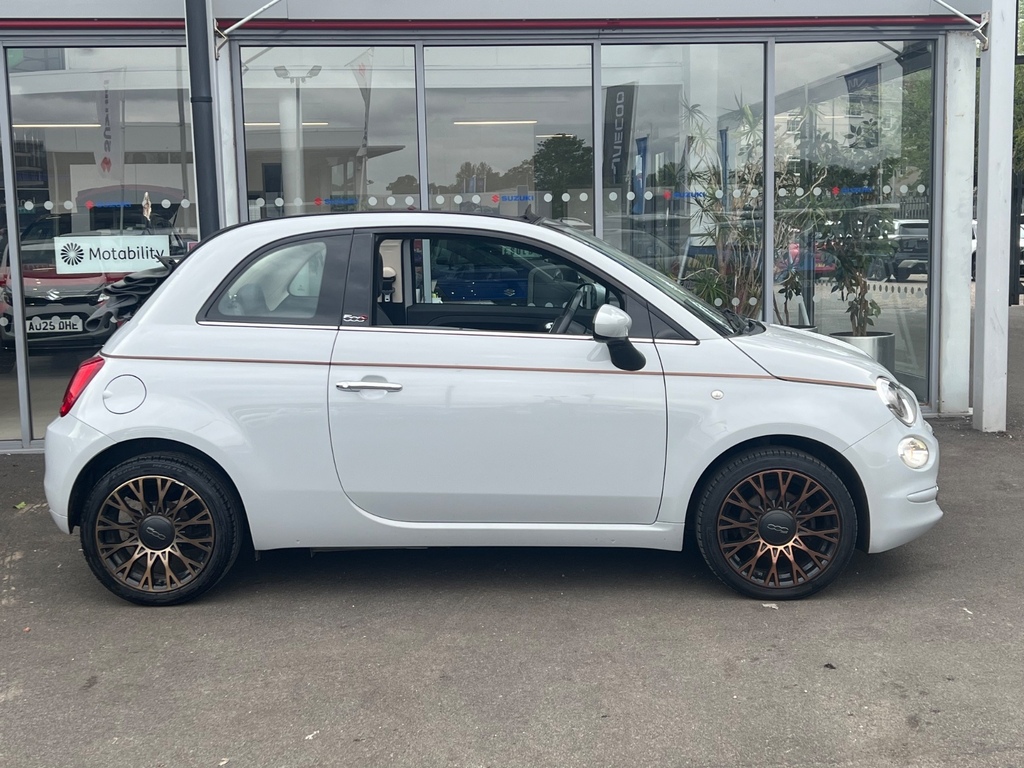 Fiat 500 1.2 Collezione Convertible KX19VSD Grey #3