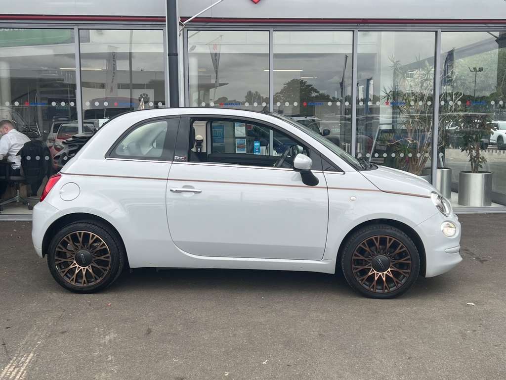 Fiat 500 1.2 Collezione Convertible KX19VSD Grey #2
