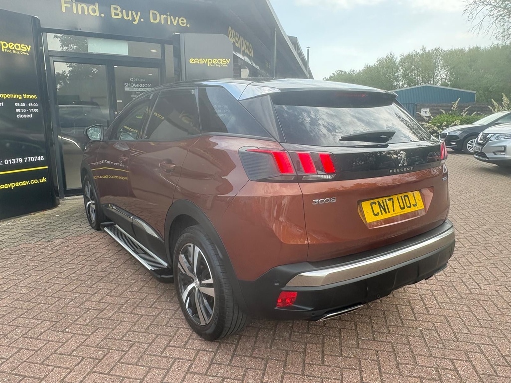 Peugeot 3008 1.2 Puretech Allure Eat6 Estate CN17UOJ Brown #4