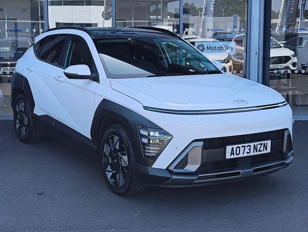 Hyundai Kona 1.6 Gdi Hybrid Ultimate Dct White
