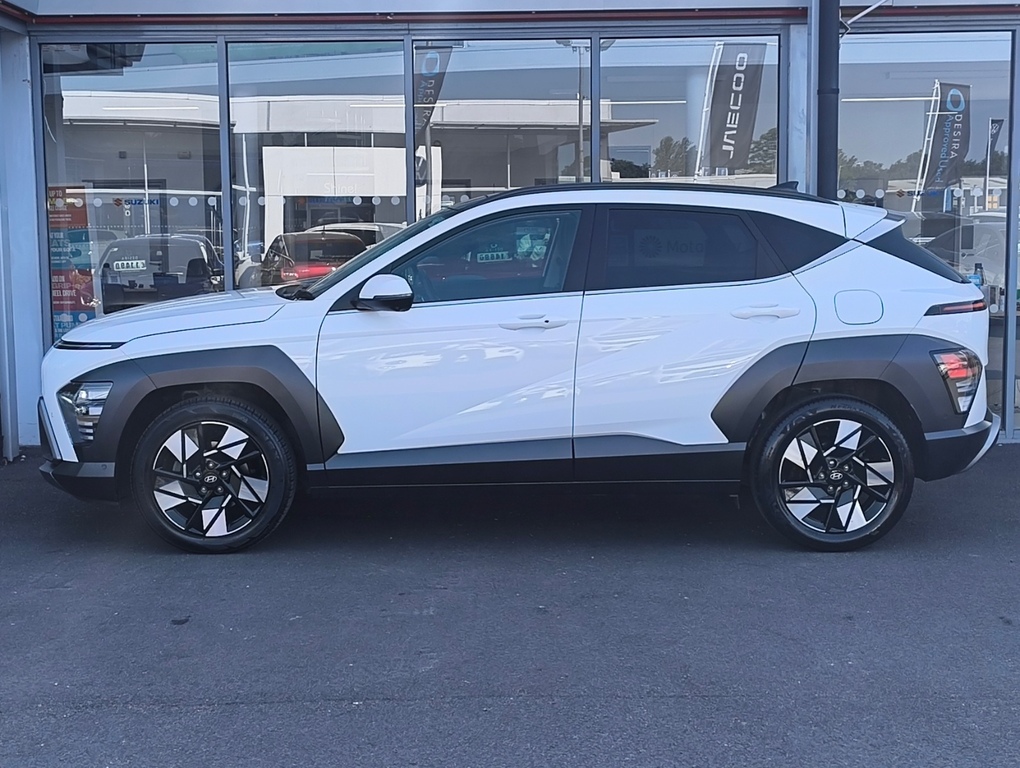 Hyundai Kona 1.6 Gdi Hybrid Ultimate Dct AO73NZN White #6