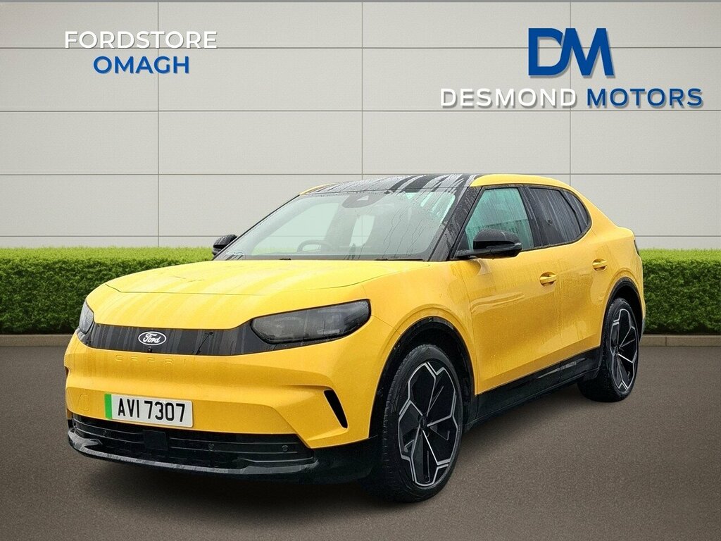 Ford Capri Premium 77Kwh Extended Range 1 Speed 5 D AVI7307 Yellow #6