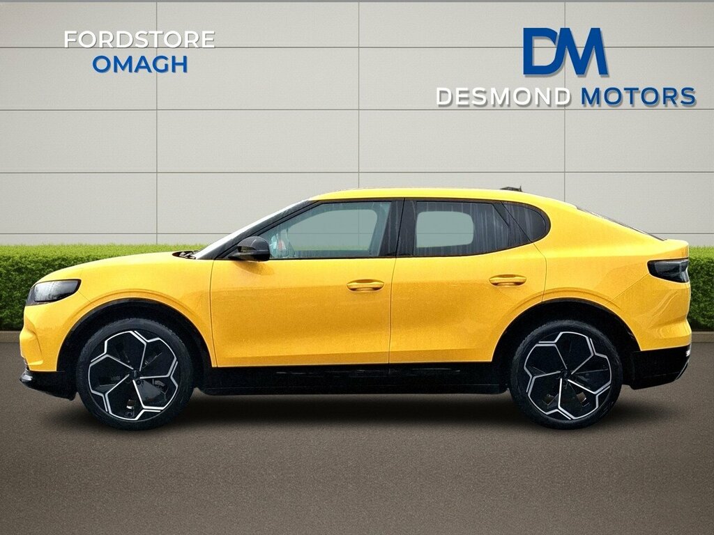 Ford Capri Premium 77Kwh Extended Range 1 Speed 5 D AVI7307 Yellow #4