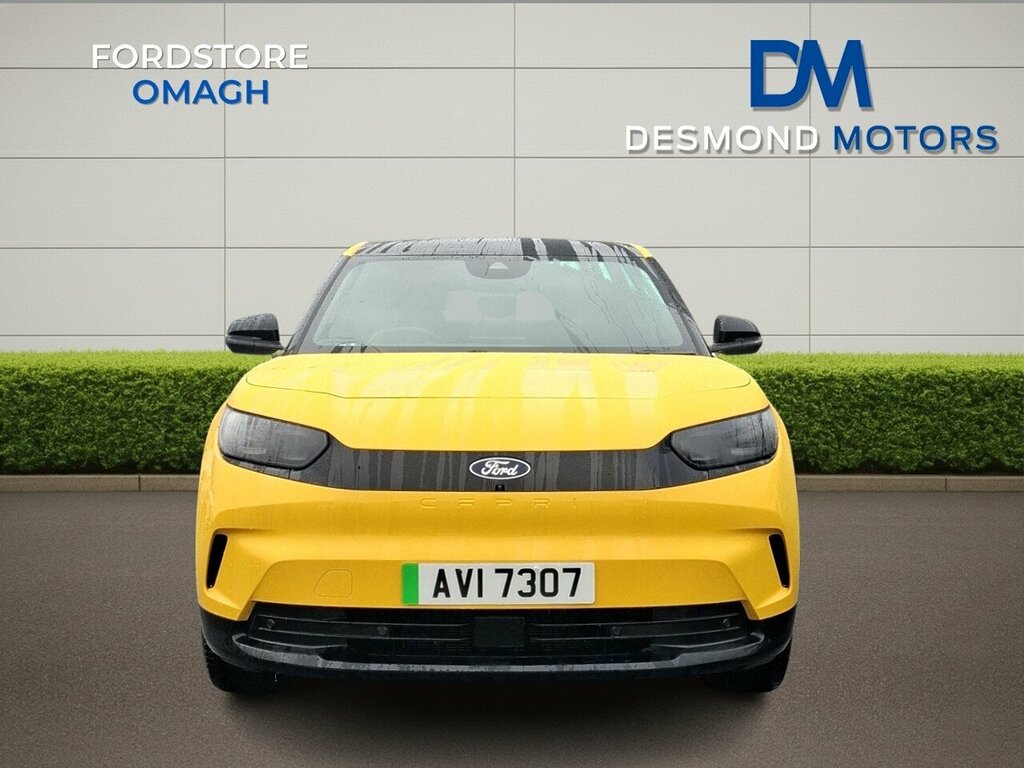 Ford Capri Premium 77Kwh Extended Range 1 Speed 5 D AVI7307 Yellow #3