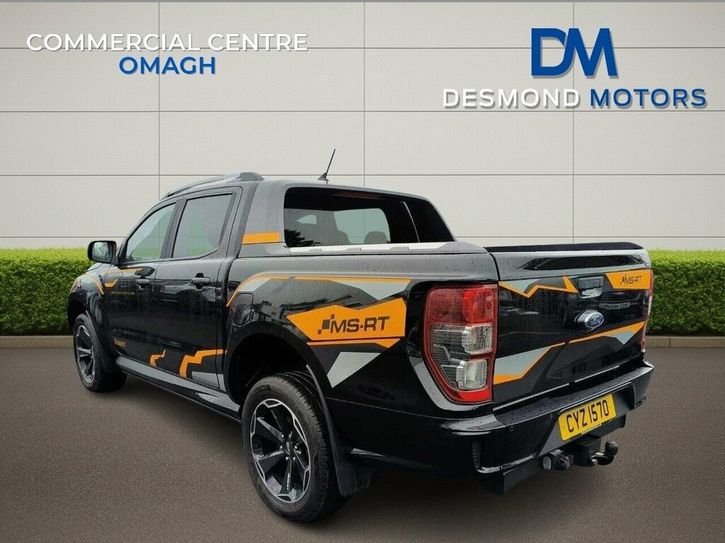 Ford Ranger Msrt Ltd Ed Side Steps Carbon Fire Grill Black