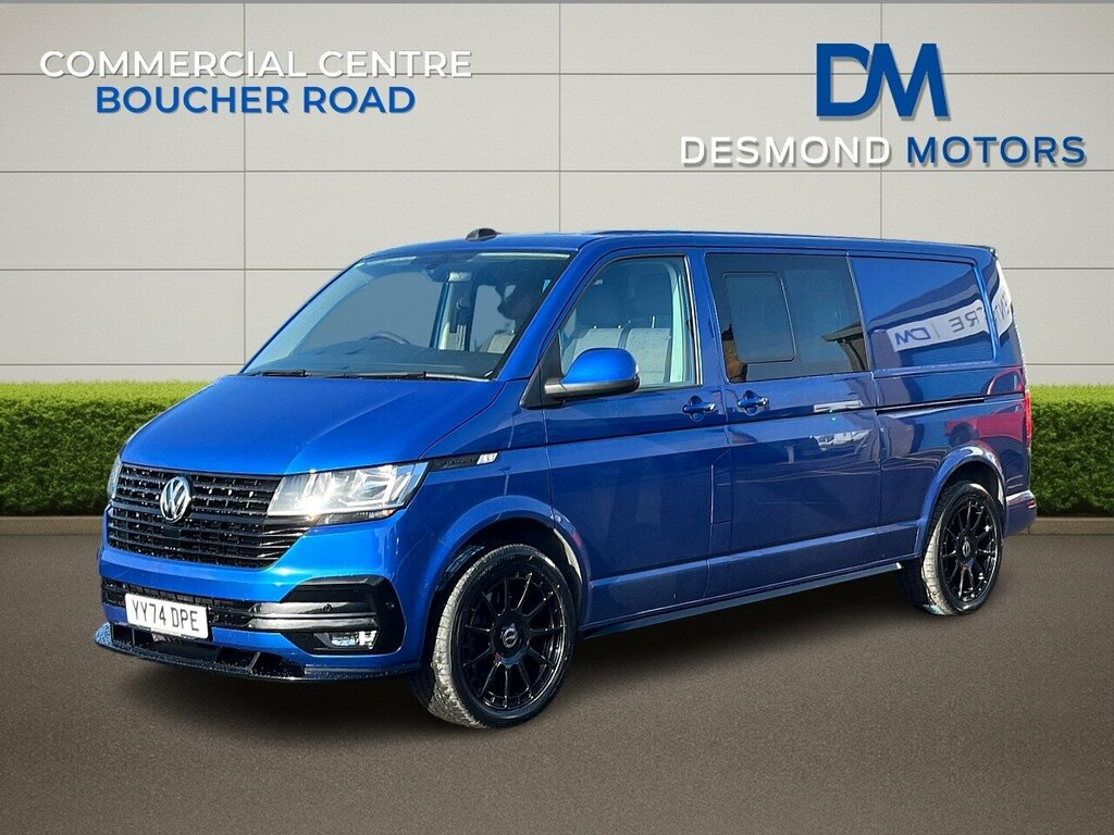 Volkswagen Transporter T32 Highline Tdi YY74DPE Blue #6