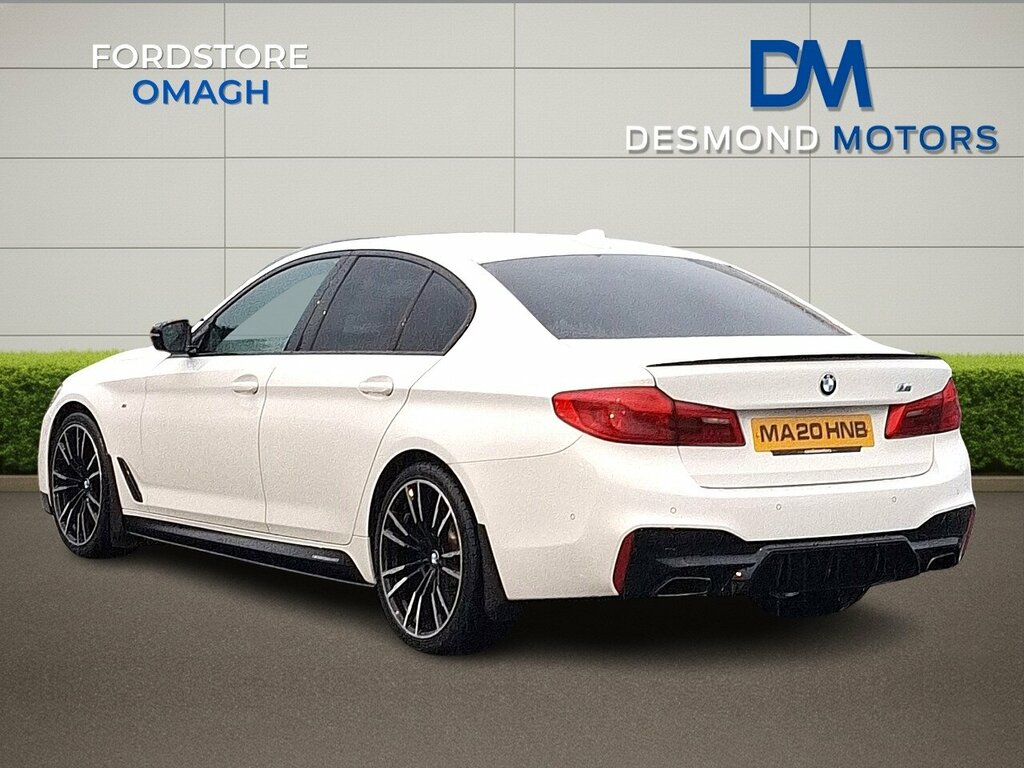BMW 5 Series M Sport Mhev White