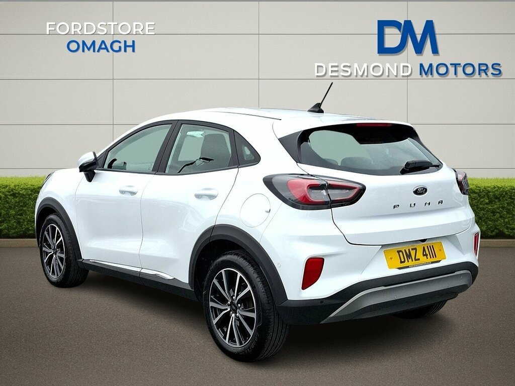 Ford Puma Titanium Mhev White