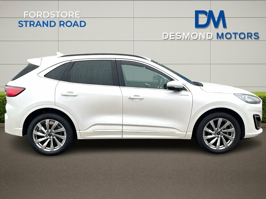 Ford Kuga Vignale Hev Cvt YUI4644 White #2