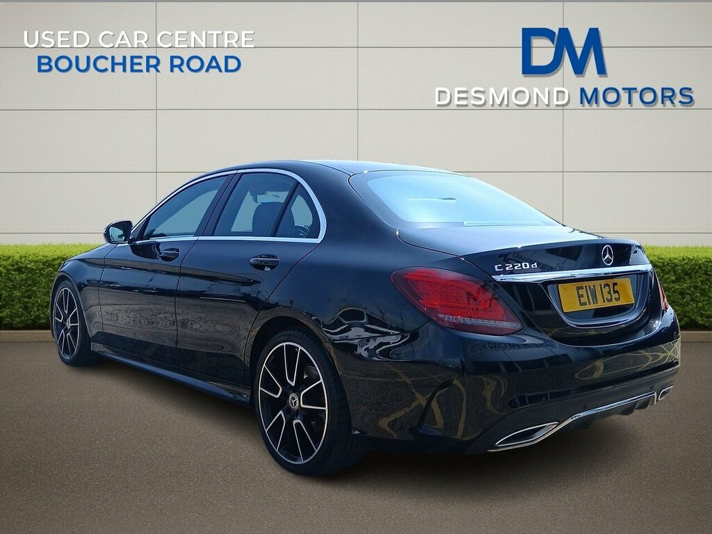 Mercedes-Benz C Class 220 Amg Line D Black